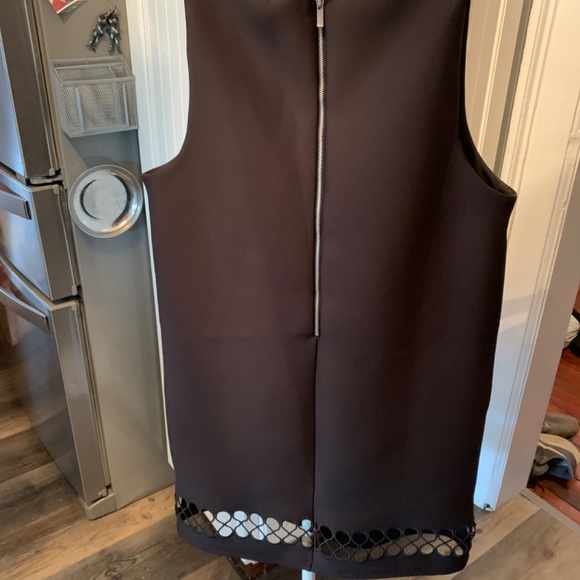 French connection exposed zip scuba style‎ dress. Worn 2x - Picture 4 of 4